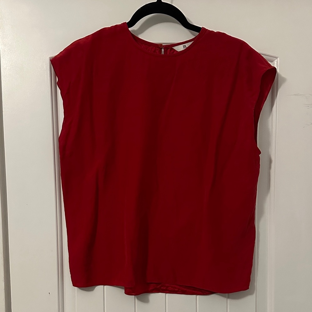 Banana Republic Vibrant Red Blouse